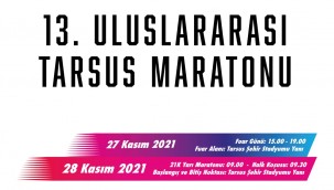 BÜYÜKŞEHİR'DEN 28 KASIM'DA 13. ULUSLARARASI TARSUS YARI MARATONU