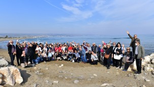 BÜYÜKŞEHİR EMEKLİ EVİ ÜYELERİ, GAZİ ÇİFTLİĞİ'NDE ATATÜRK'Ü ANDI