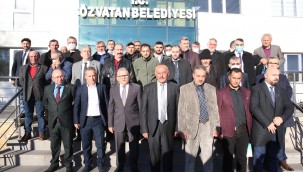 BAŞKAN BÜYÜKKILIÇ İLÇE ZİYARETLERİNE ÖZVATAN İLE DEVAM ETTİ