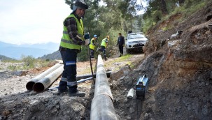 Büyükşehir'den Fethiye'nin Kırsal Mahallesi Söğütlü'ye İçme Suyu