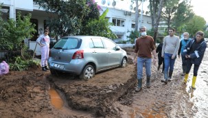 MARMARİS'TE SELE KARŞI SAVAŞ DEVAM EDİYOR