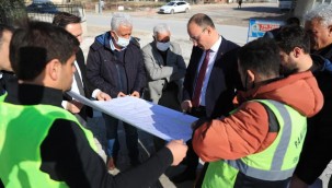 BAŞKAN ÖRKİ, ÜSTYAPI ÇALIŞMALARINI YERİNDE İNCELEDİ