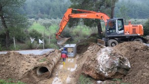 Menderes'te sel ve taşkınlara karşı seferberlik