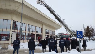 OTOBÜS TERMİNALİ'NDE ÖNLEM ALDI