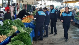 Turgutlu Zabıtasından Pazartesi Pazarında Denetim