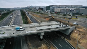 Yeni Tembelova Köprüsü'nün kirişleri konuldu