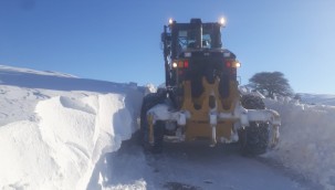 BÜYÜKŞEHİR 95 KIRSAL MAHALLE YOLUNU ULAŞIMA AÇTI