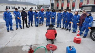 Kocaeli İtfaiyesinden YÜDAK'a eğitim