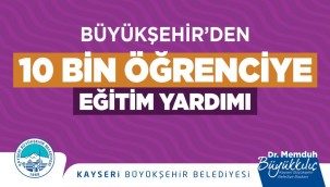 BÜYÜKKILIÇ'IN 10 BİN ÖĞRENCİYE 40 MİLYON TL'LİK 'EĞİTİM' DESTEĞİ 1 EKİM'DE BAŞLIYOR