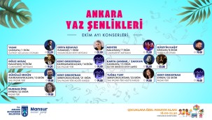 ANKARA YAZ ŞENLİKLERİ' EKİM AYINDA DA DOLU DOLU