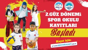 BÜYÜKŞEHİR SPOR A.Ş. 2. GÜZ DÖNEMİ SPOR OKULU KAYITLARI BAŞLADI