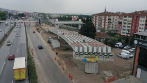 Kuruçeşme Tramvayı'nda 72 kirişin montajı tamamlandı