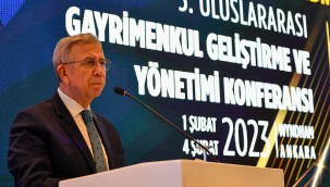 MANSUR YAVAŞ "3. ULUSLARARASI GAYRİMENKUL GELİŞTİRME VE YÖNETİMİ KONFERANSI"NA KATILDI