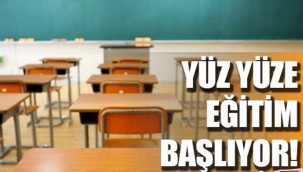 Üniversitelerde yüz yüze eğitim yarın başlıyor