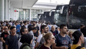 AŞTİ'de bayram yoğunluğu