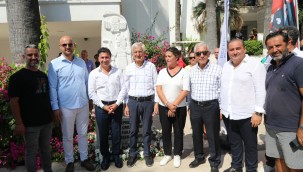 ARSUZ BELEDİYESİNDEN BODRUM'A HEDİYE HATAY ARSUZ DOSTLUK ANITI AÇILIŞI