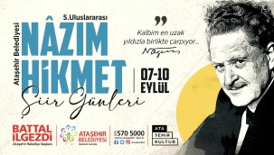 ATAŞEHİR'DE "5. ULUSLARARASI NÂZIM HİKMET ŞİİR GÜNLERİ" BAŞLIYOR