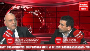 EKREM GÜNDOĞDU BUCA BELEDİYESİ AK PARTİ GRUP BAŞKAN VEKİLİ VE BELEDİYE BAŞKAN ADAY ADAYI