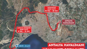 40 KM'LİK BORU HATTI İLE YILLIK 60 BİN TANKER TRAFİKTEN ÇEKİLECEK