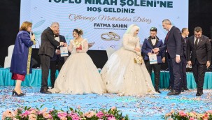 BAŞKAN FATMA ŞAHİN, 250 ÇİFTİN NİKAHINI KIYDI