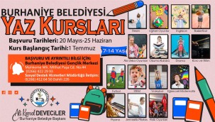 BURHANİYE BELEDİYESİ'NİN YAZ KURSU KAYITLARI BAŞLIYOR