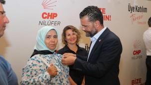 CHP Nilüfer İlçe Başkanlığı Yeni Üye Katılım Töreninde, İYİ Parti'den 150 Kişi Cumhuriyet Halk Partisi üyesi oldu!