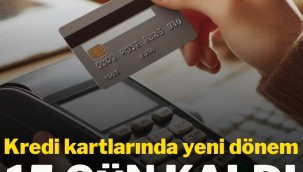 Kredi kartı borçlarında yeni dönem 1 Kasım'da başlıyor