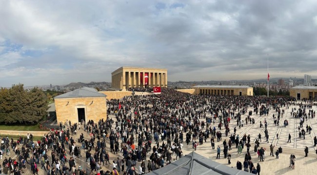 Anıtkabir'e 10 Kasım'da rekor ziyaretçi