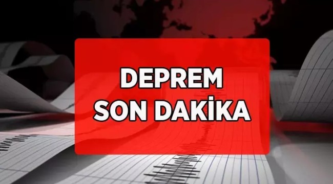 Ege Denizi'nde 5,3 büyüklüğünde deprem